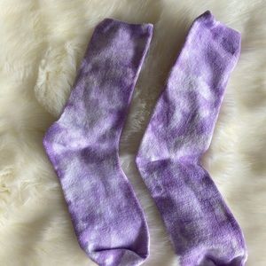 Tie dye Purple Ankle socks
